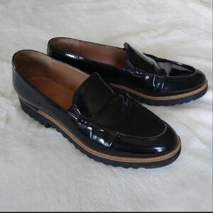 Black Patent Leather Loafers